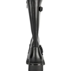 Bottes NOIR Fille Motif Uni Fermeture éclair