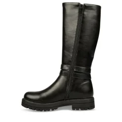 Bottes NOIR Fille Motif Uni Fermeture éclair
