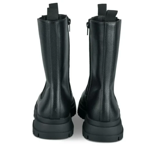 Bottes NOIR Fille Motif Uni Fermeture éclair