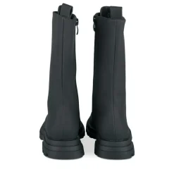 Bottes NOIR Fille Motif Uni Lacets