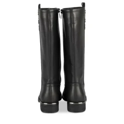 Bottes NOIR Fille Motif Uni Fermeture éclair
