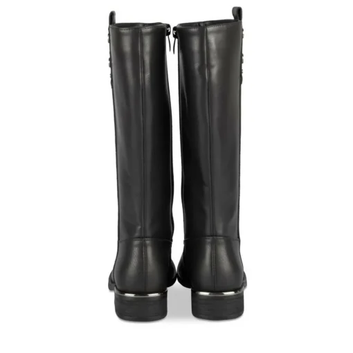 Bottes NOIR Fille Motif Uni Fermeture éclair