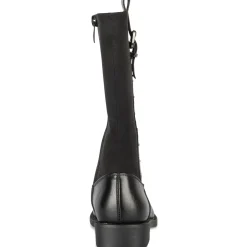 Bottes NOIR Fille Motif Uni Fermeture éclair