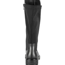 Bottes NOIR Fille Motif Uni Fermeture éclair