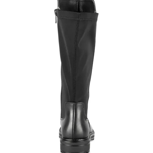 Bottes NOIR Fille Motif Uni Fermeture éclair