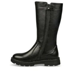 Bottes NOIR Fille Motif Uni Fermeture éclair