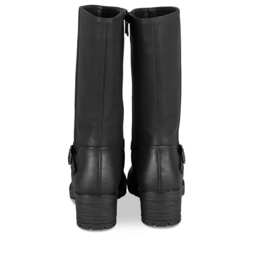 Bottes NOIR Fille Motif Uni Fermeture éclair