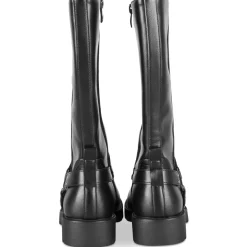 Bottes NOIR Fille Motif Uni Fermeture éclair