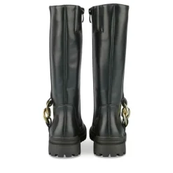Bottes NOIR Fille Motif Uni Fermeture éclair