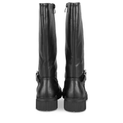 Bottes NOIR Fille Motif Uni Fermeture éclair