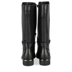 Bottes NOIR Fille Motif Uni Fermeture éclair