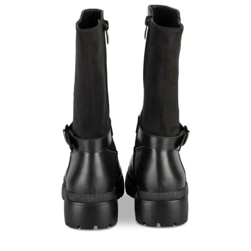Bottes NOIR Fille Motif Uni Fermeture éclair