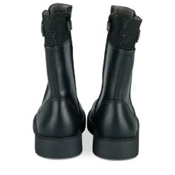 Bottes NOIR Fille Motif Uni Fermeture éclair