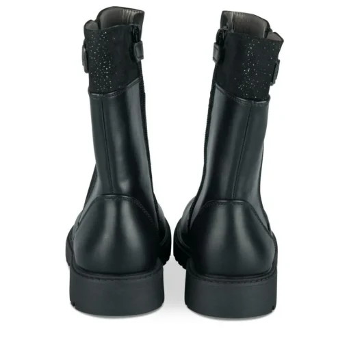 Bottes NOIR Fille Motif Uni Fermeture éclair