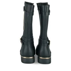 Bottes NOIR Fille Motif Uni Fermeture éclair