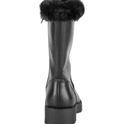Bottes NOIR Fille Motif Uni Fermeture éclair