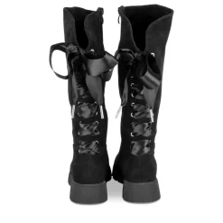 Bottes NOIR Fille Motif Uni Fermeture éclair