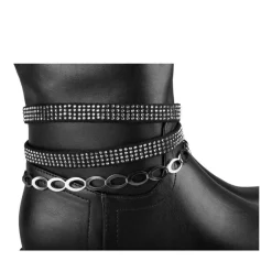 Bottes NOIR Fille Motif Uni Fermeture éclair