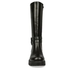 Bottes NOIR Fille Motif Uni Fermeture éclair