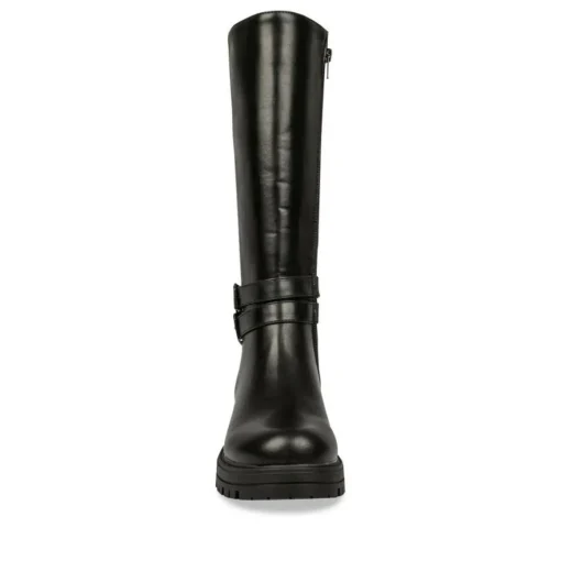 Bottes NOIR Fille Motif Uni Fermeture éclair