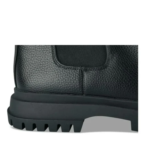Bottes NOIR Fille Motif Uni Fermeture éclair