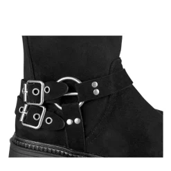 Bottes NOIR Fille Motif Uni Fermeture éclair