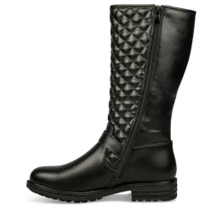Bottes NOIR Fille Motif Uni Fermeture éclair
