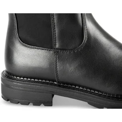 Bottes NOIR Fille Motif Uni Fermeture éclair