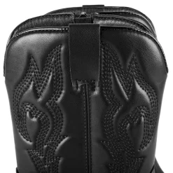 Bottes NOIR Fille Motif Uni Fermeture éclair