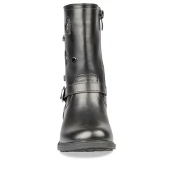 Bottes NOIR Fille Motif Uni Fermeture éclair