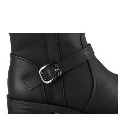Bottes NOIR Fille Motif Uni Fermeture éclair
