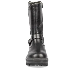 Bottes NOIR Fille Motif Uni Fermeture éclair