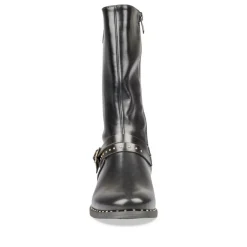 Bottes NOIR Fille Motif Uni Fermeture éclair