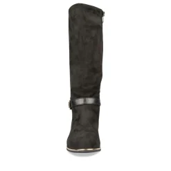 Bottes NOIR Fille Motif Uni Fermeture éclair