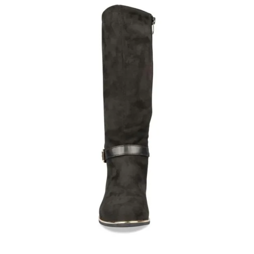 Bottes NOIR Fille Motif Uni Fermeture éclair