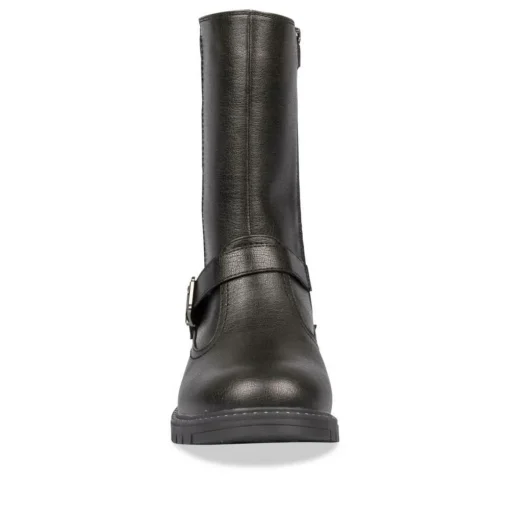 Bottes NOIR Fille Motif Uni Fermeture éclair