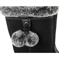 Bottes NOIR Fille Motif Uni Fermeture éclair