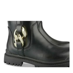 Bottes NOIR Fille Motif Uni Fermeture éclair