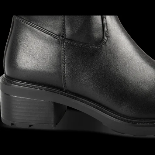 Bottes NOIR Fille Motif Uni Fermeture éclair