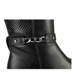 Bottes NOIR Fille Motif Uni Fermeture éclair
