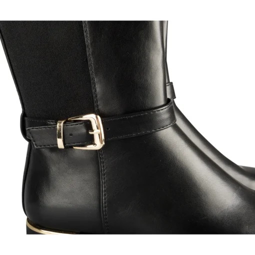 Bottes NOIR Fille Motif Uni Fermeture éclair