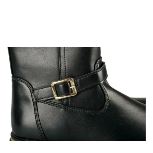 Bottes NOIR Fille Motif Uni Fermeture éclair
