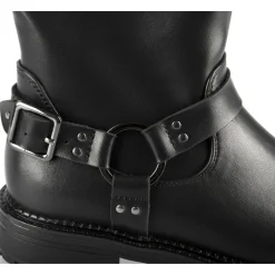 Bottes NOIR Fille Motif Uni Fermeture éclair