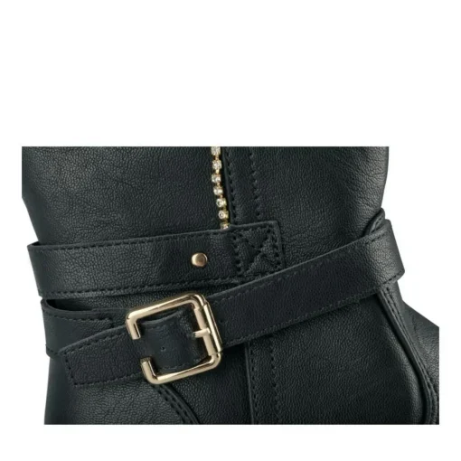 Bottes NOIR Fille Motif Uni Fermeture éclair
