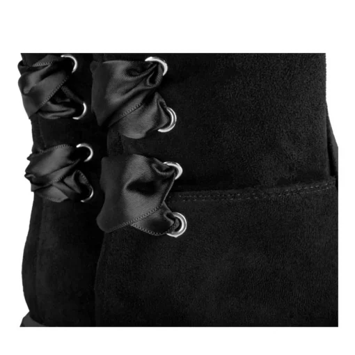Bottes NOIR Fille Motif Uni Fermeture éclair