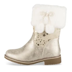 Bottes OR Fille Motif Etoiles Fermeture éclair
