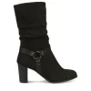 Bottes Plissé NOIR Femme