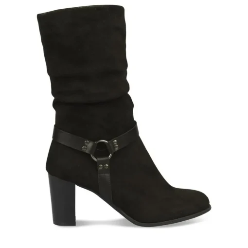 Bottes Plissé NOIR Femme