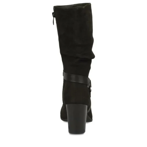 Bottes Plissé NOIR Femme