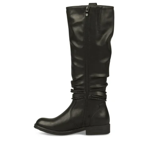 Bottes Plissé NOIR Femme